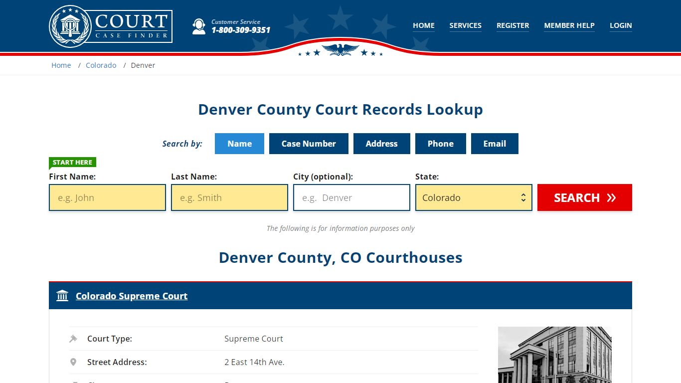 Denver County Court Records | CO Case Lookup
